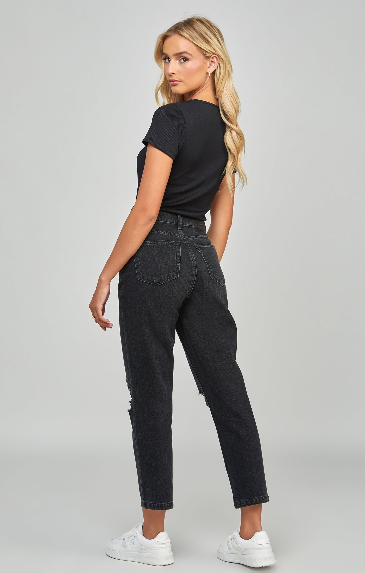 Black Short Sleeve Bodysuit sold by Siksilk product image thumbnail 5