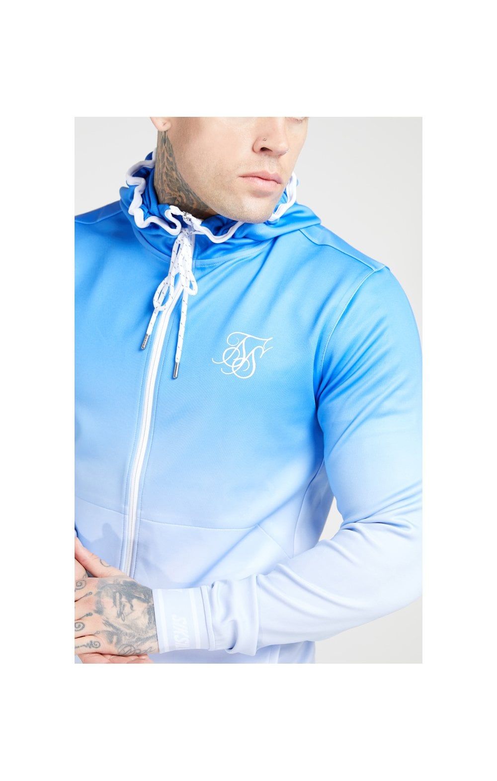 SikSilk Agility Zip Through Hoodie - Blue & Lilac sold by Siksilk product image thumbnail 2