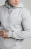 Grey Marl Essential Muscle Fit Overhead Hoodie sold by Siksilk