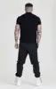 SikSilk Relaxed Toggle Cuff Cargo Pants - Washed Black sold by Siksilk