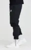 SikSilk Relaxed Toggle Cuff Cargo Pants - Washed Black sold by Siksilk