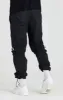 SikSilk Relaxed Toggle Cuff Cargo Pants - Washed Black sold by Siksilk