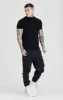 SikSilk Relaxed Toggle Cuff Cargo Pants - Washed Black sold by Siksilk