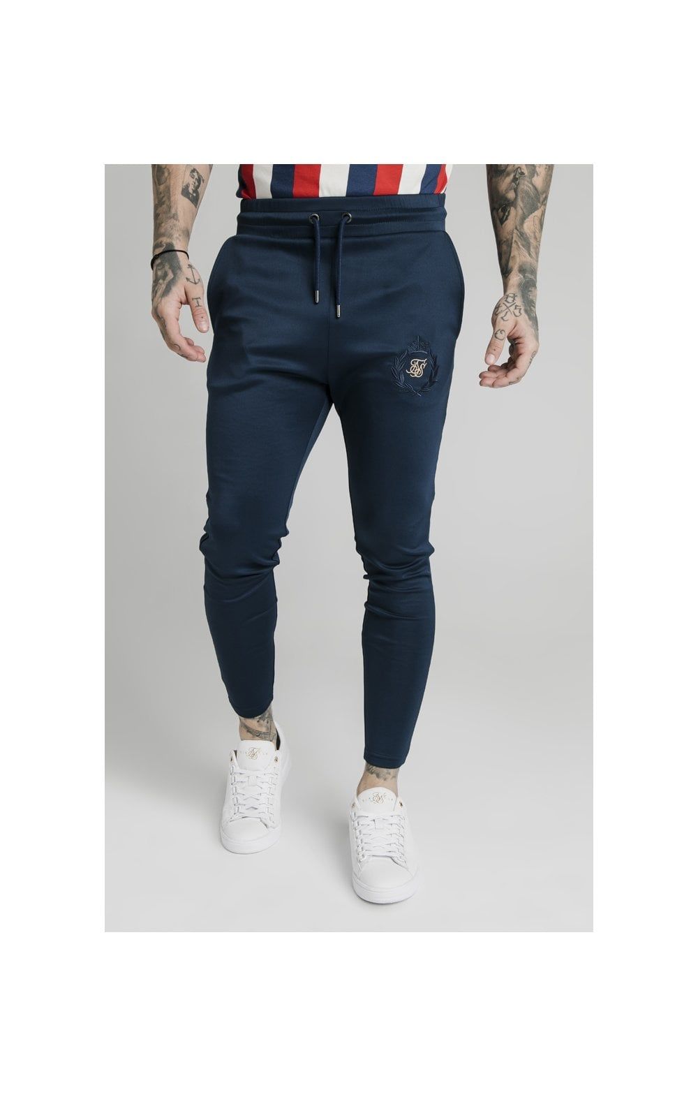 SikSilk Athlete Track Pants - Navy sold by Siksilk