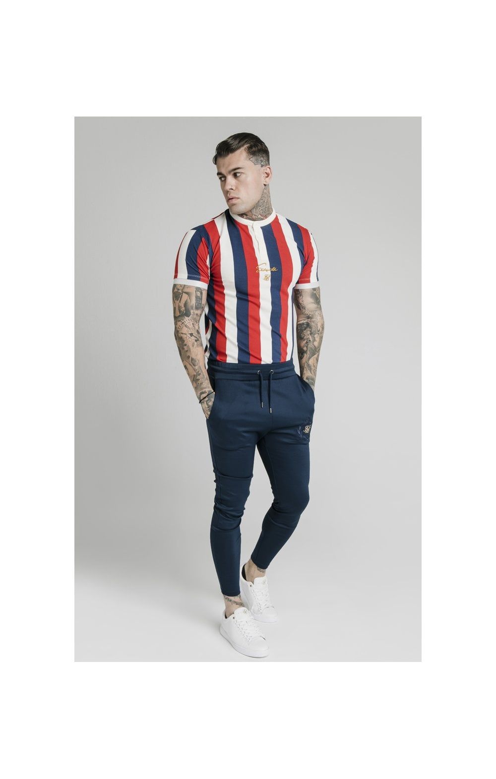 SikSilk Athlete Track Pants - Navy sold by Siksilk product image thumbnail 5