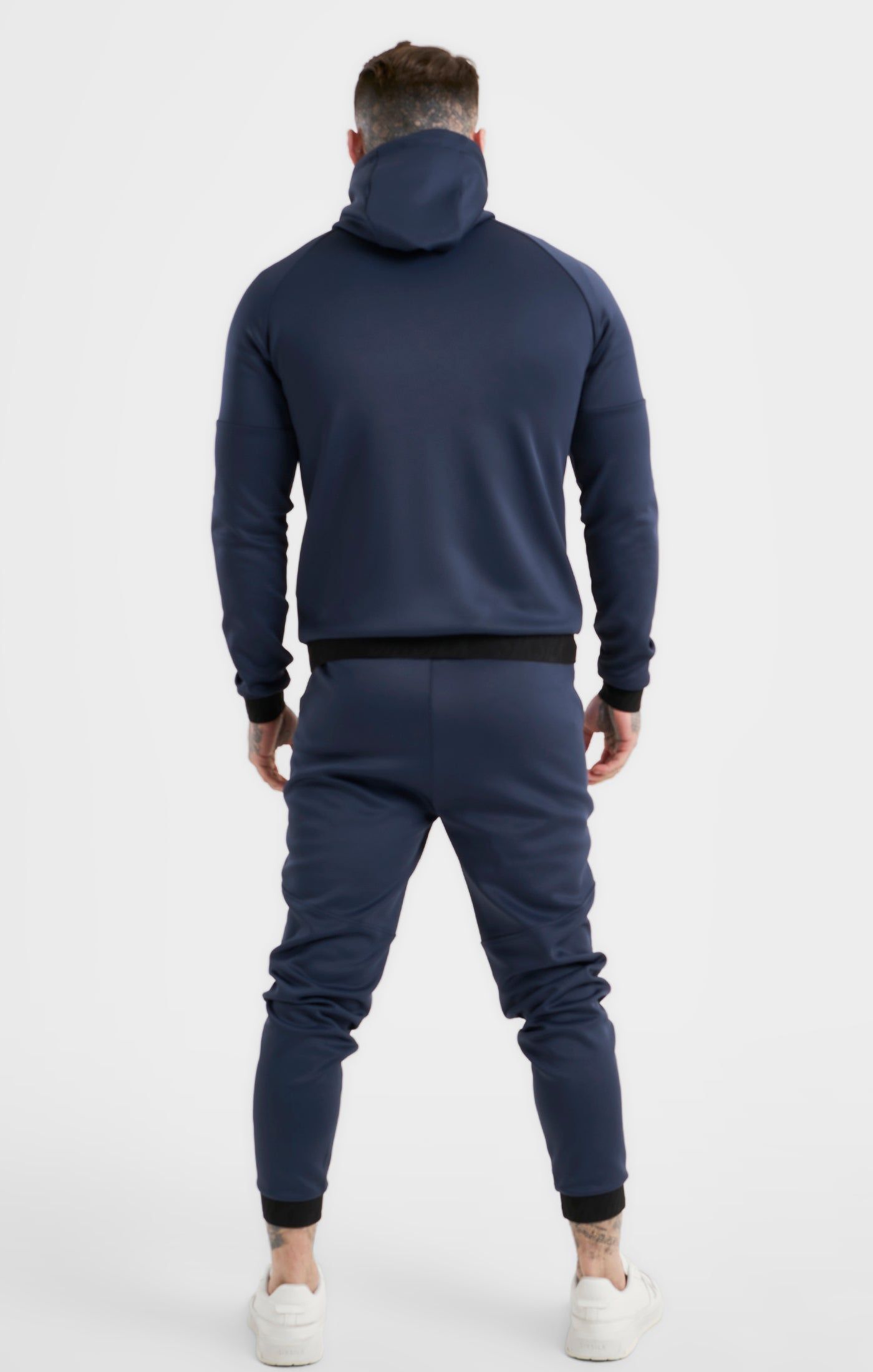 Grey Sports Zip Through Jacket sold by Siksilk product image thumbnail 5