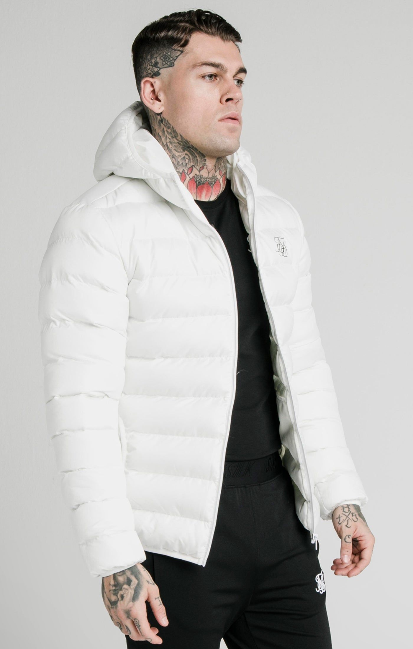 SikSilk Atmosphere Jacket - White sold by Siksilk