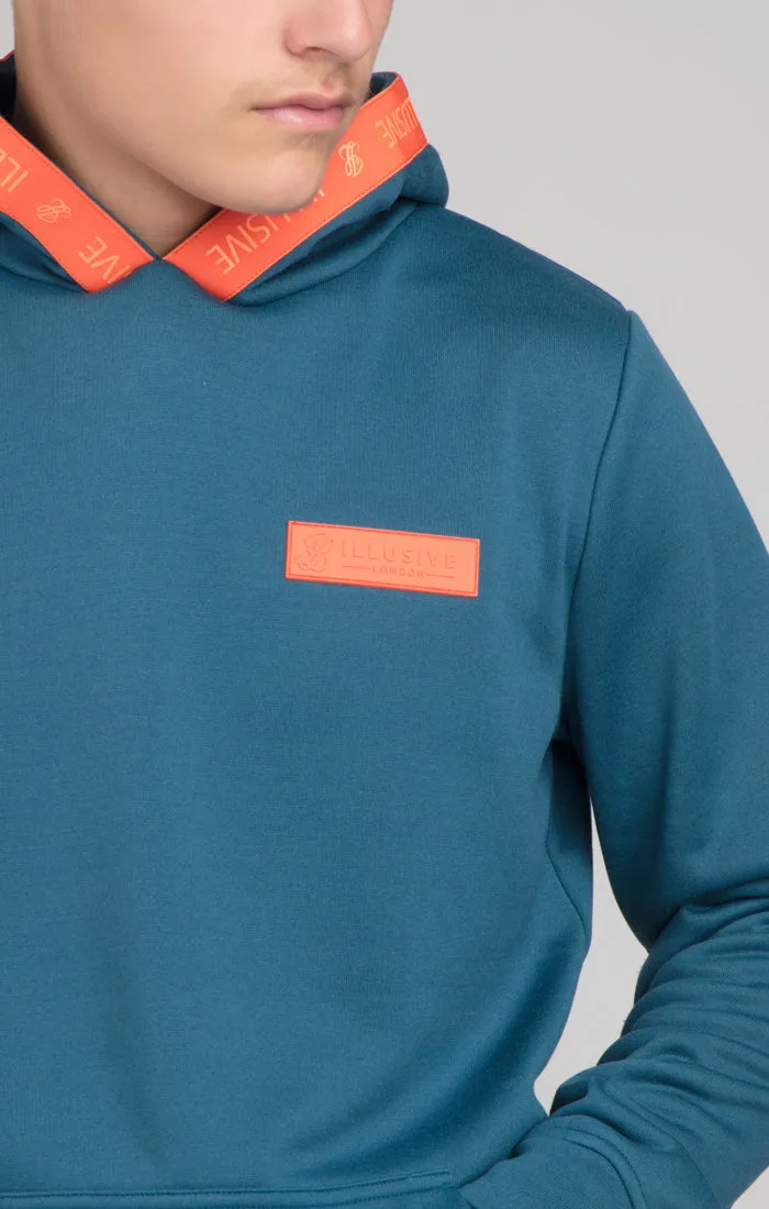 Boys Illusive Blue Taped Overhead Hoodie sold by Siksilk product image thumbnail 2