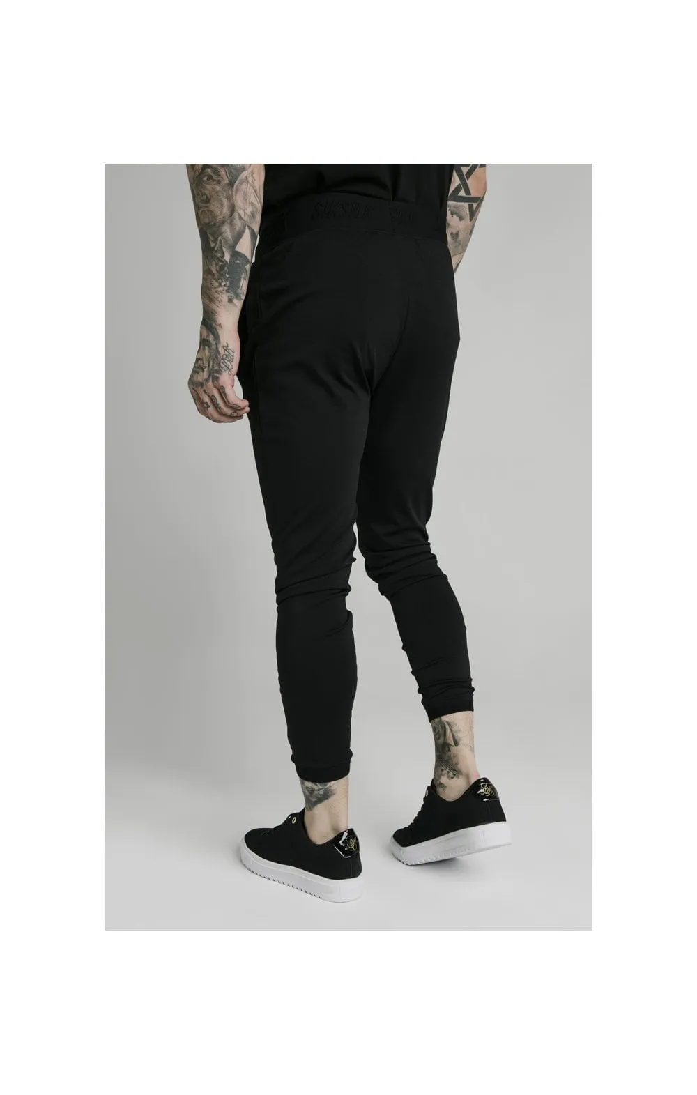 Black Agility Track Pant sold by Siksilk product image thumbnail 4