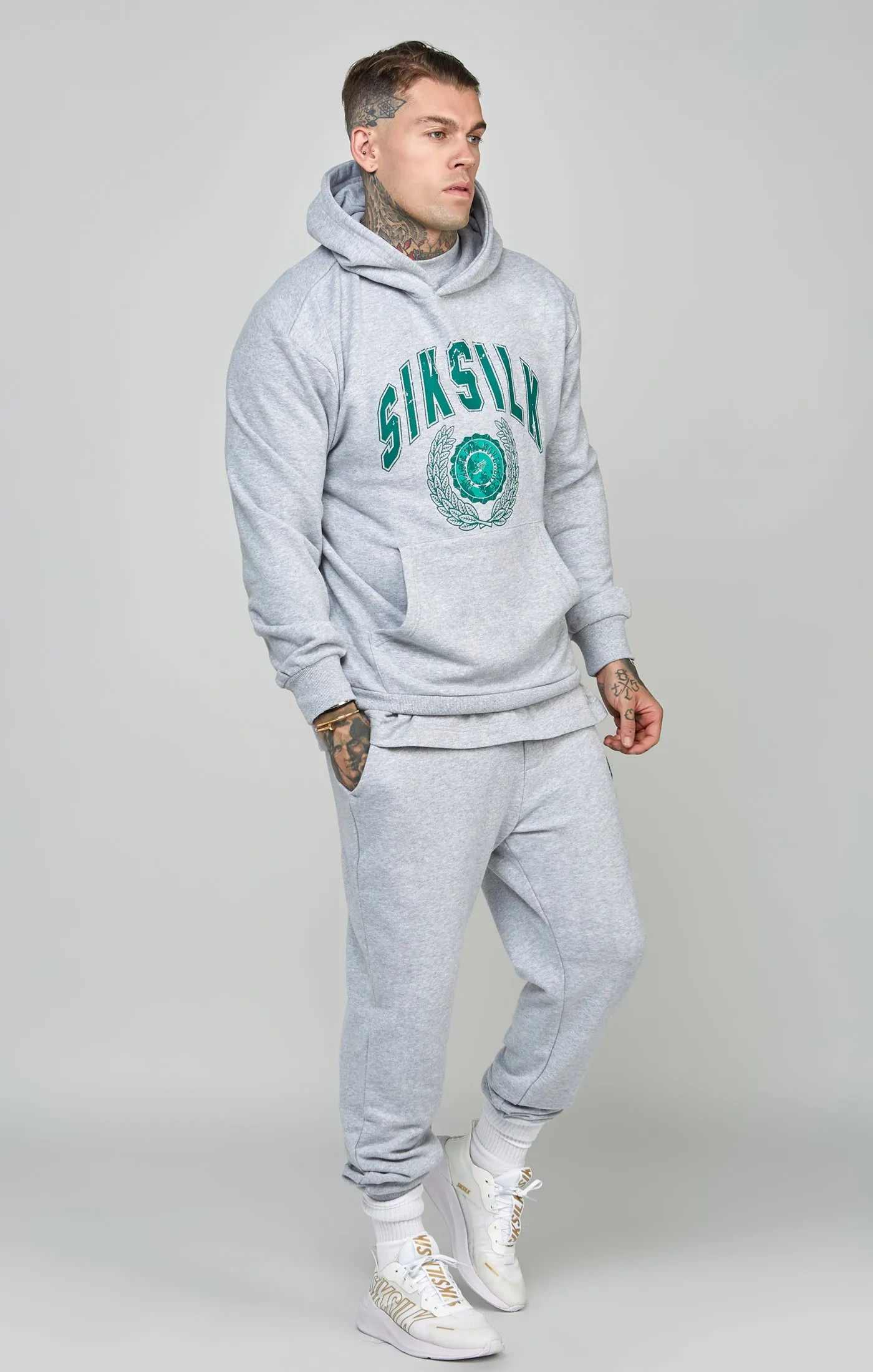 Oversized Varsity Logo Hoodie sold by Siksilk product image thumbnail 2