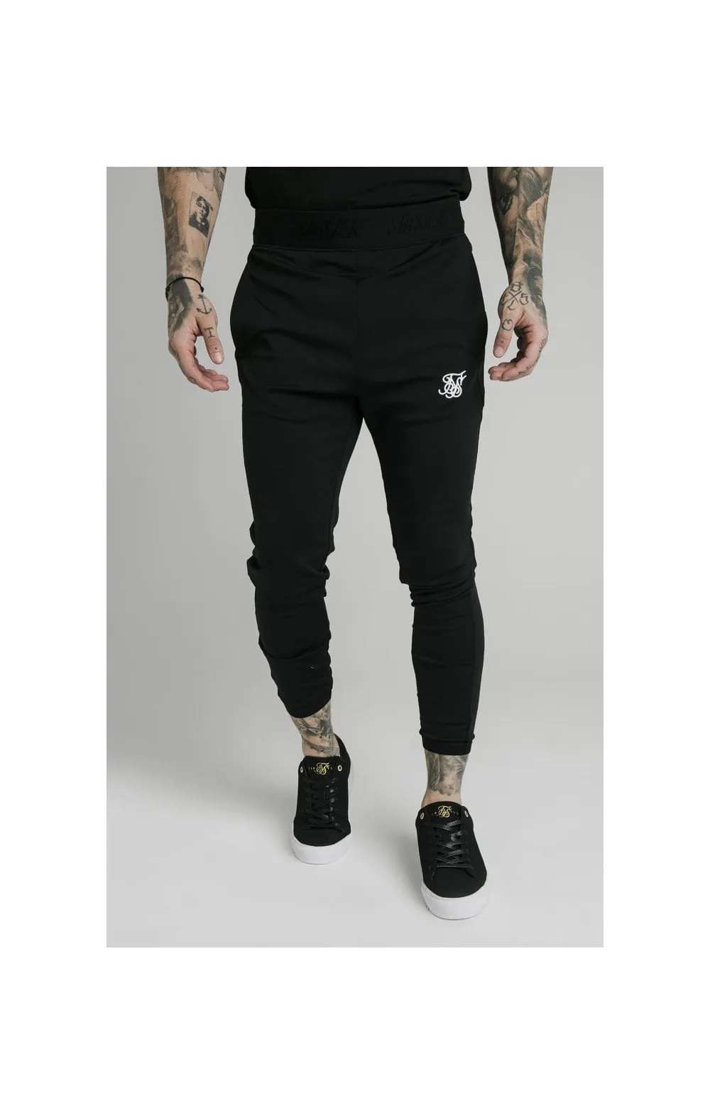 Black Agility Track Pant sold by Siksilk product image thumbnail 2