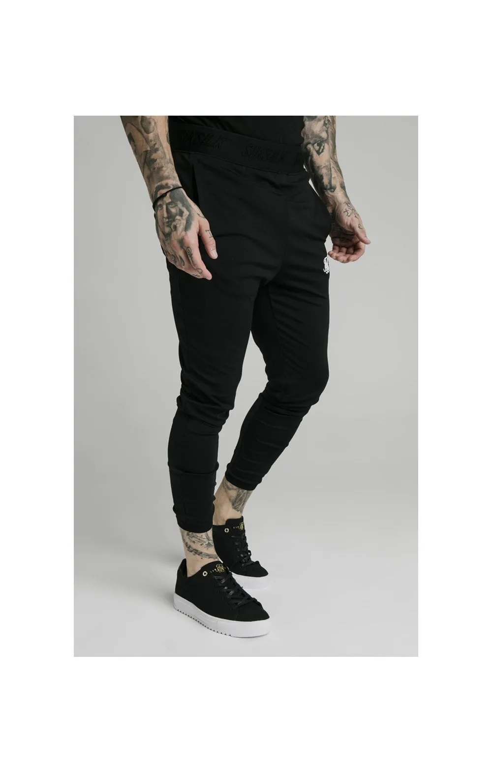 Black Agility Track Pant sold by Siksilk product image thumbnail 3