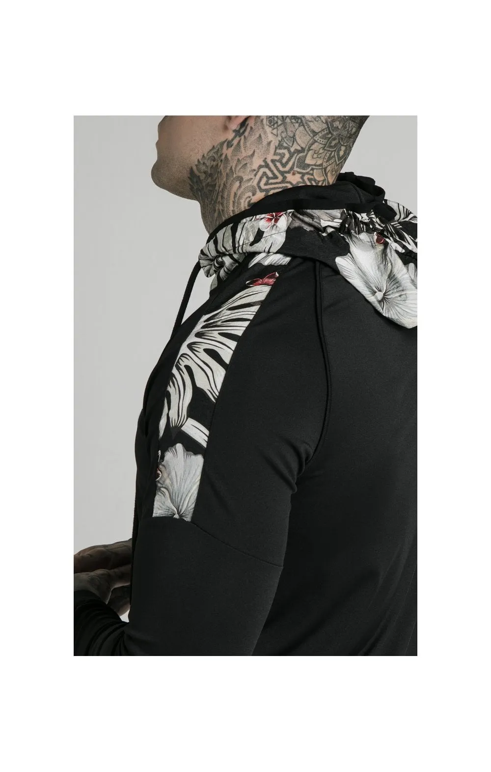 SikSilk Scope Zip Through Hoodie - Black sold by Siksilk product image thumbnail 4