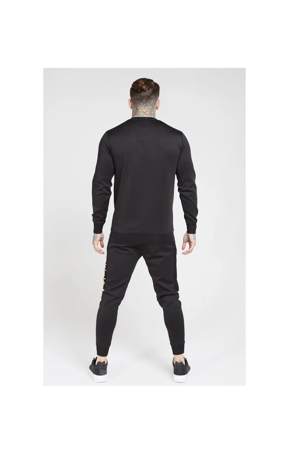 SikSilk Crew Sweat – Black & Gold sold by Siksilk product image thumbnail 5