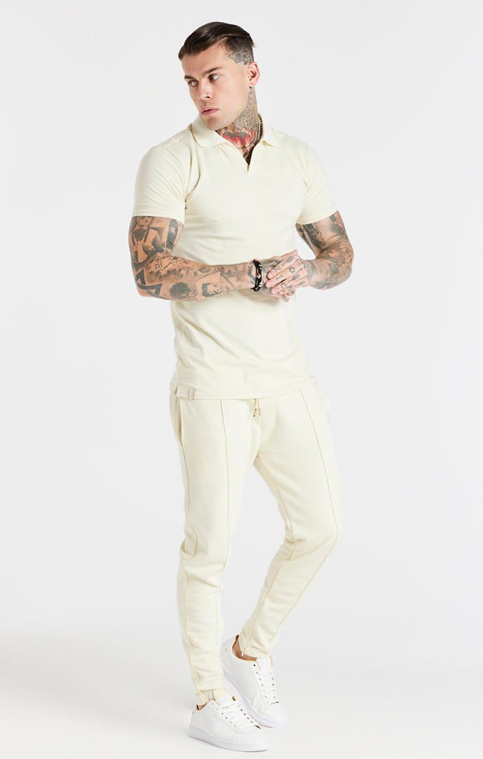 Ecru Smart Polo Shirt sold by Siksilk product image thumbnail 4