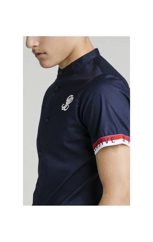 Illusive London S/S Tech Shirt - Navy sold by Siksilk