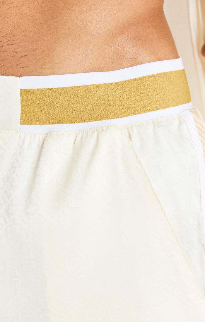 Cream Taped Smart Short sold by Siksilk product image thumbnail 6