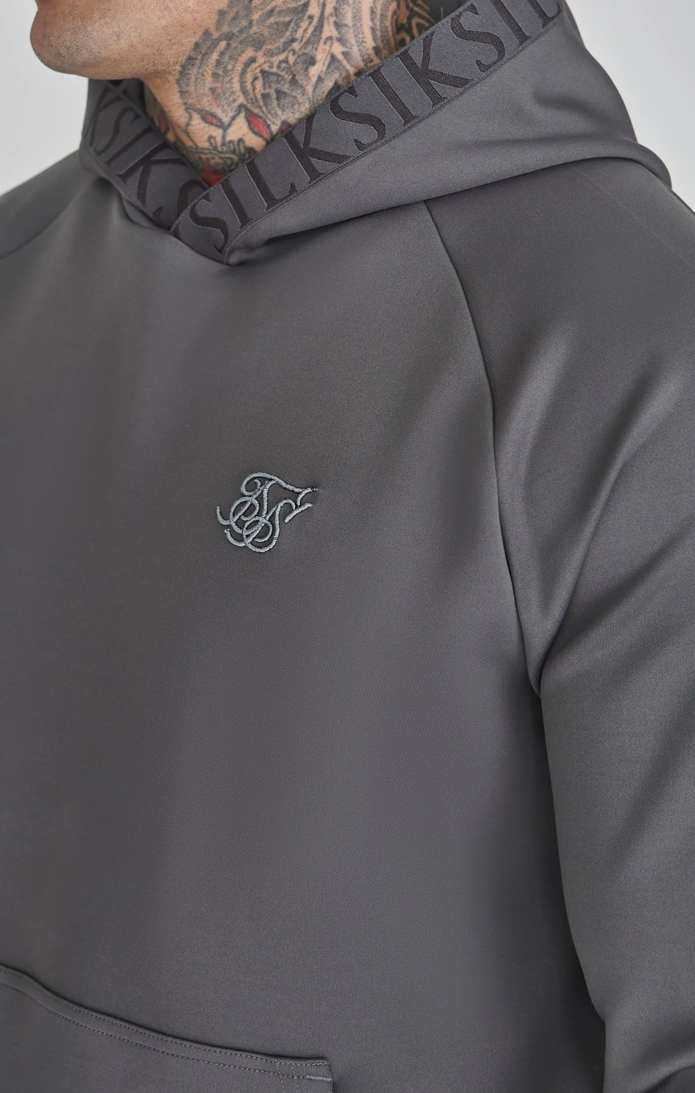 Grey Dynamic Hoodie sold by Siksilk product image thumbnail 3