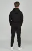Boys Black Taped Zip Thru Hoodie sold by Siksilk