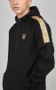 Boys Black Taped Zip Thru Hoodie sold by Siksilk