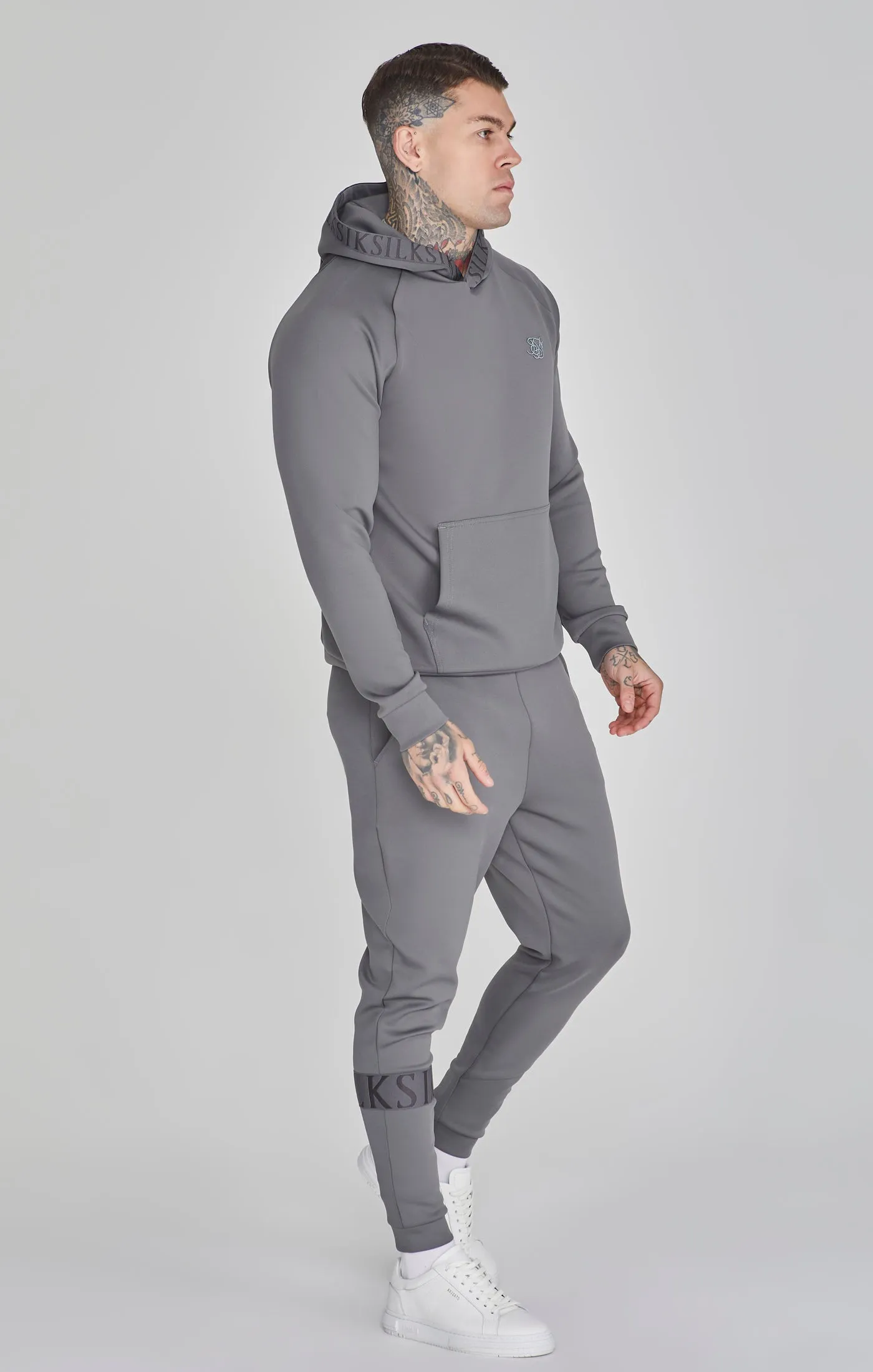 Grey Dynamic Hoodie sold by Siksilk product image thumbnail 4