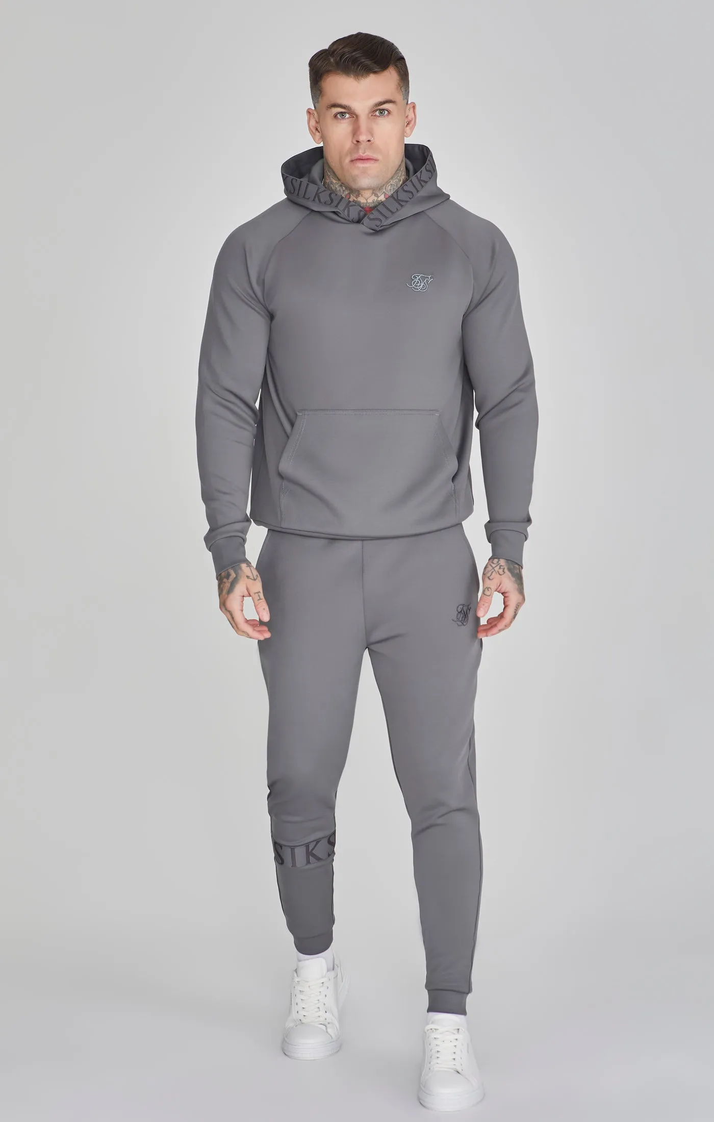 Grey Dynamic Hoodie sold by Siksilk product image thumbnail 2
