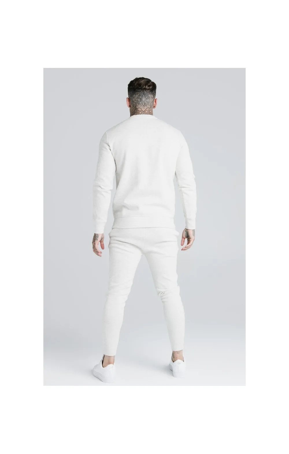 SikSilk Crew Sweat - Light Grey sold by Siksilk product image thumbnail 3