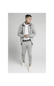 SikSilk Elastic Jacquard Pants - Grey sold by Siksilk