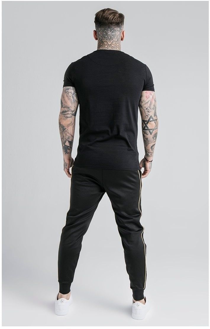SikSilk S/S Astro Gym Tee - Black sold by Siksilk product image thumbnail 6