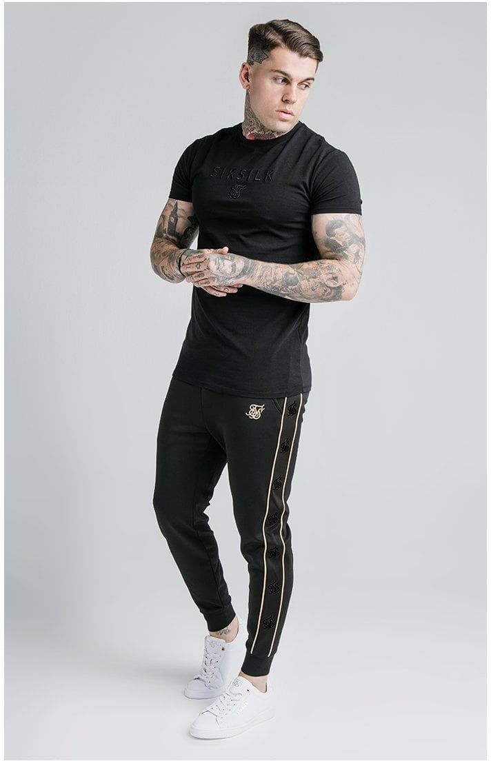 SikSilk S/S Astro Gym Tee - Black sold by Siksilk product image thumbnail 3