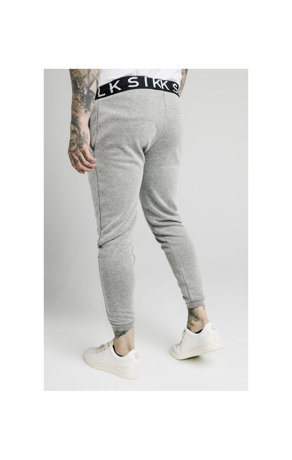 SikSilk Elastic Jacquard Pants - Grey sold by Siksilk product image thumbnail 2