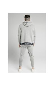 SikSilk Elastic Jacquard Pants - Grey sold by Siksilk