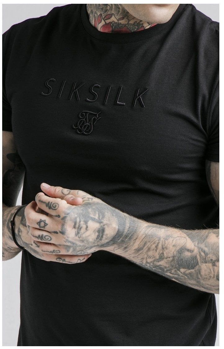 SikSilk S/S Astro Gym Tee - Black sold by Siksilk product image thumbnail 2