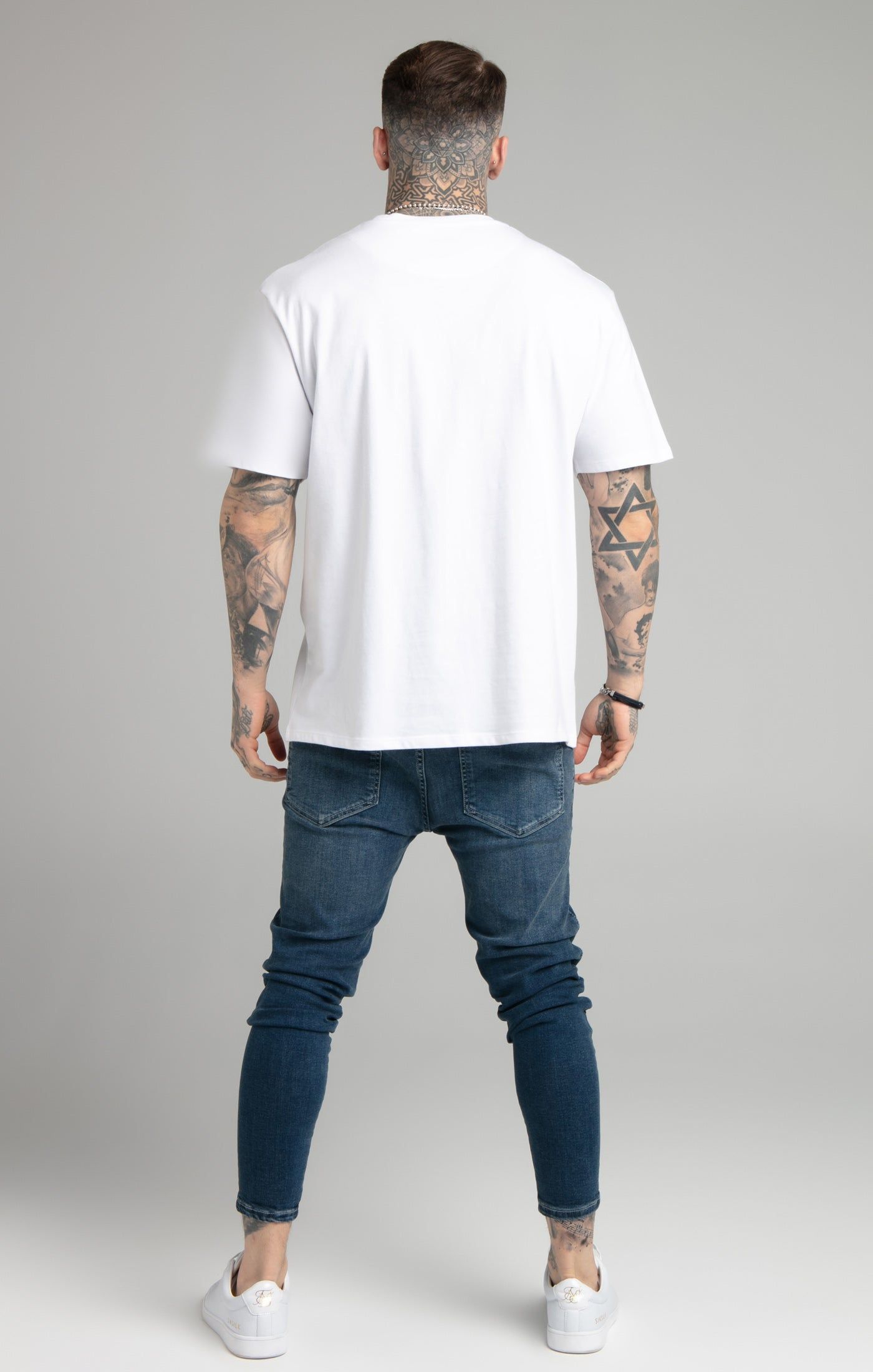 White Rhinestone Oversized T-Shirt sold by Siksilk product image thumbnail 5