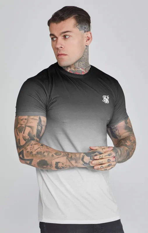 Black Grey Fade T-Shirt sold by Siksilk