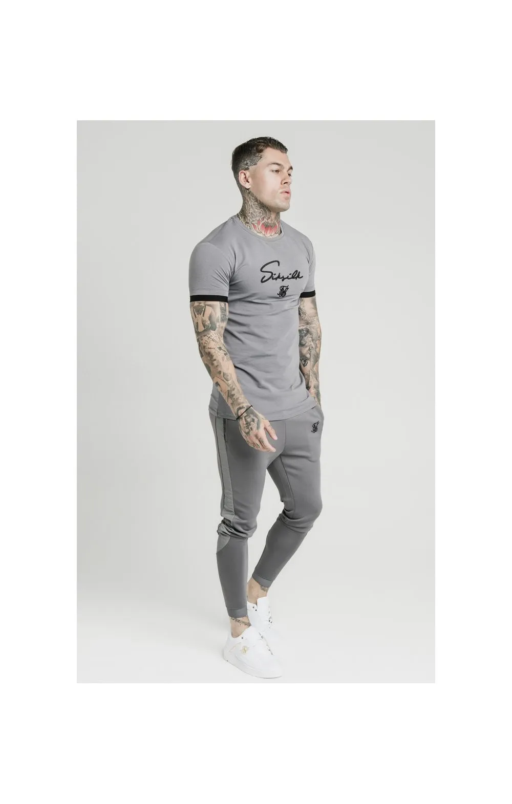 SikSilk Tech Tee - Grey sold by Siksilk product image thumbnail 4
