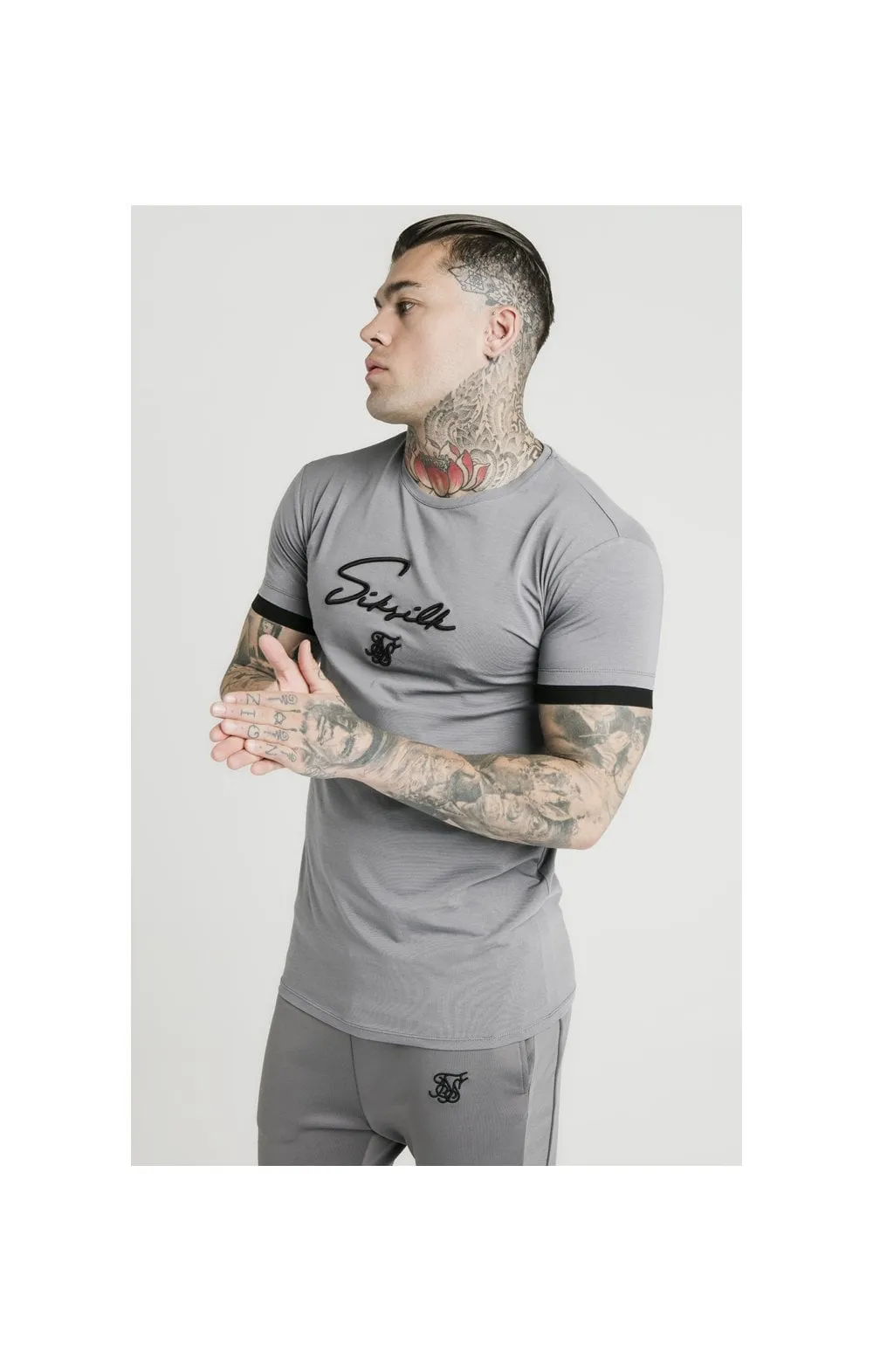 SikSilk Tech Tee - Grey sold by Siksilk