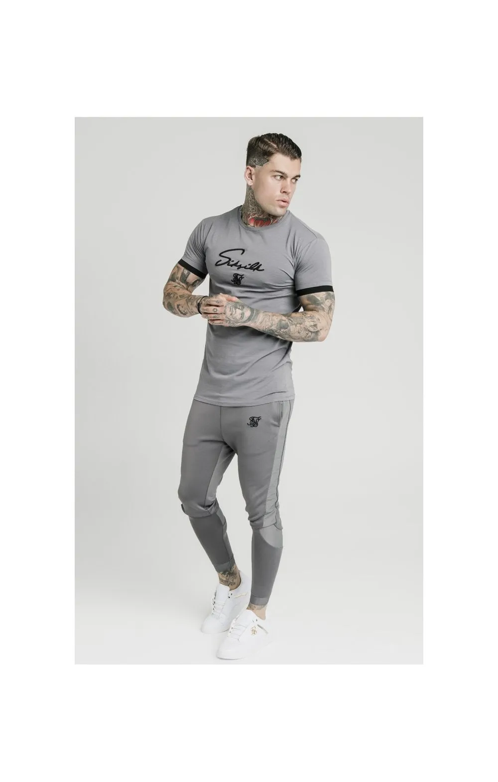 SikSilk Tech Tee - Grey sold by Siksilk product image thumbnail 2