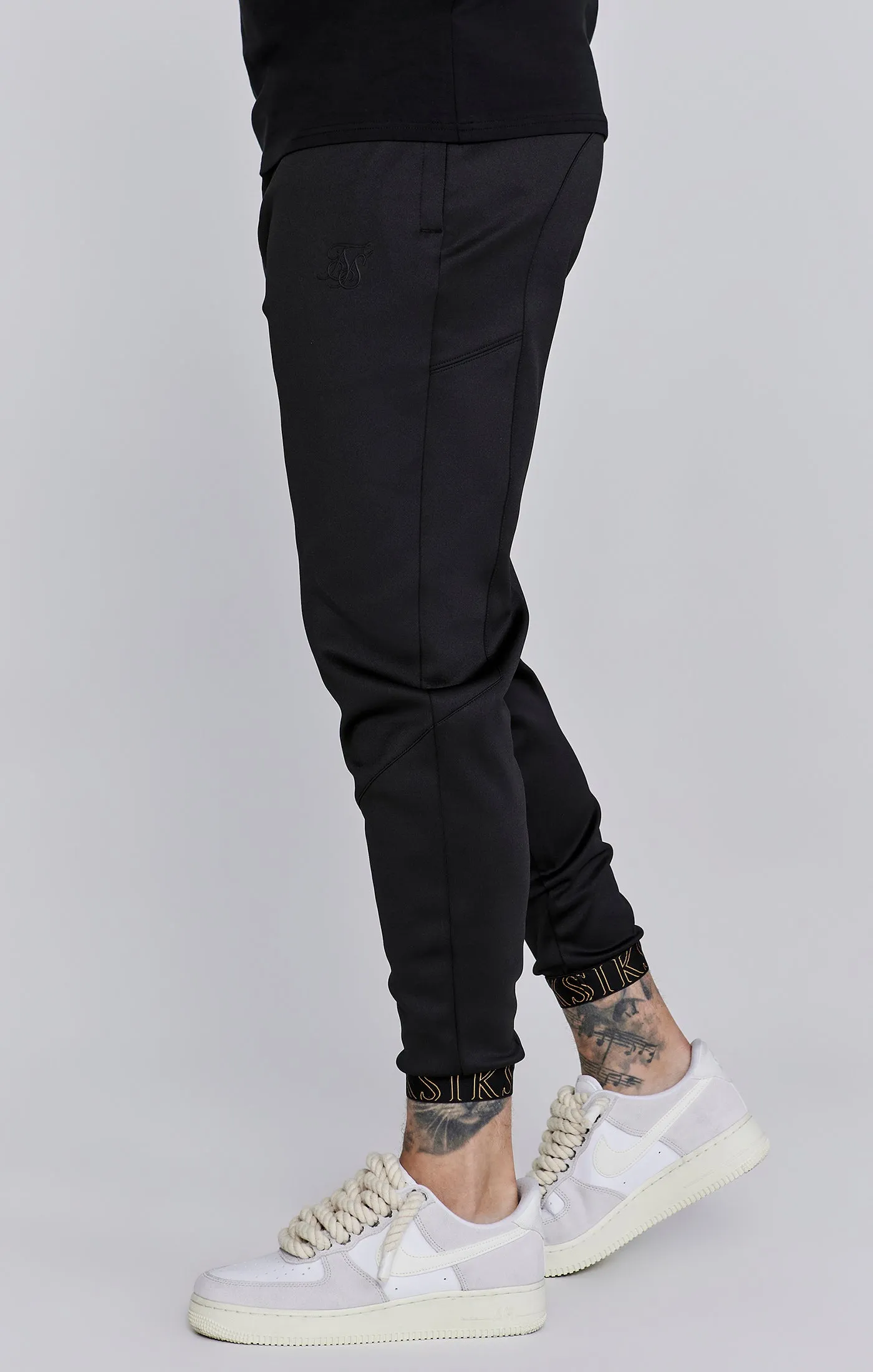 Black Joggers sold by Siksilk product image thumbnail 3