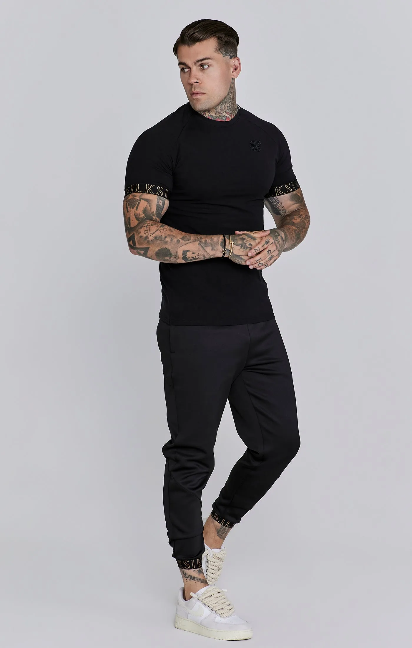 Black Joggers sold by Siksilk product image thumbnail 4