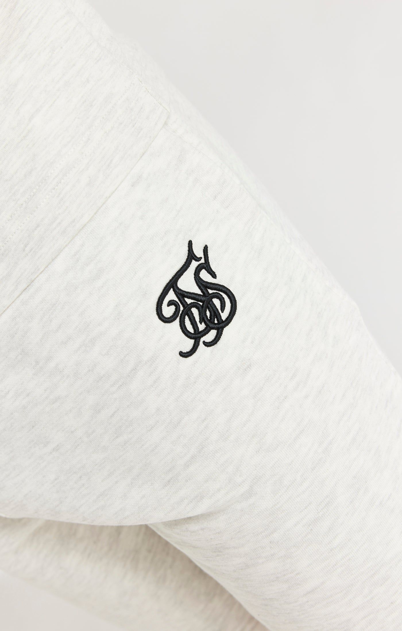 SikSilk Fleece Shorts - Snow Marl sold by Siksilk product image thumbnail 4