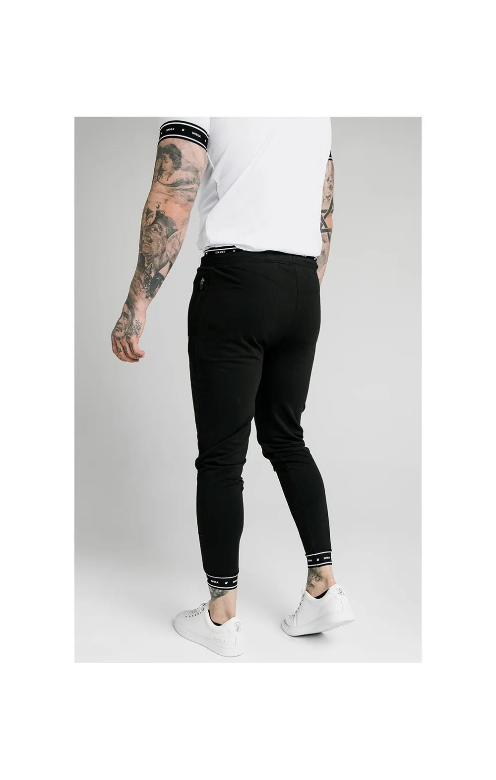 SikSilk Active Muscle Fit Jogger - Black sold by Siksilk product image thumbnail 3