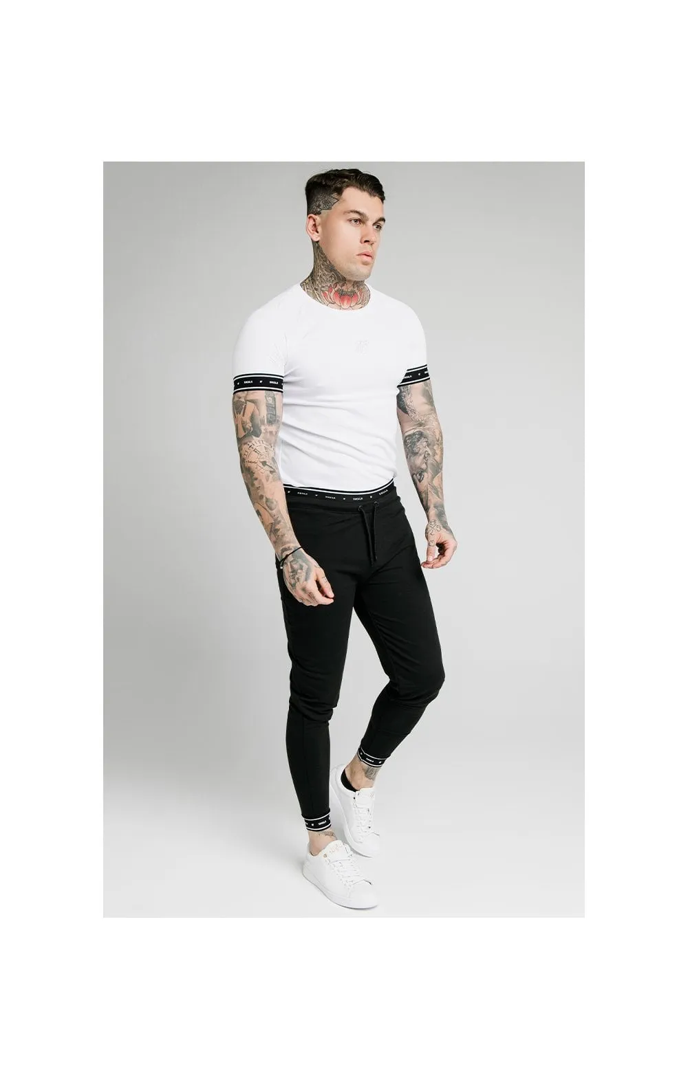 SikSilk Active Muscle Fit Jogger - Black sold by Siksilk product image thumbnail 4