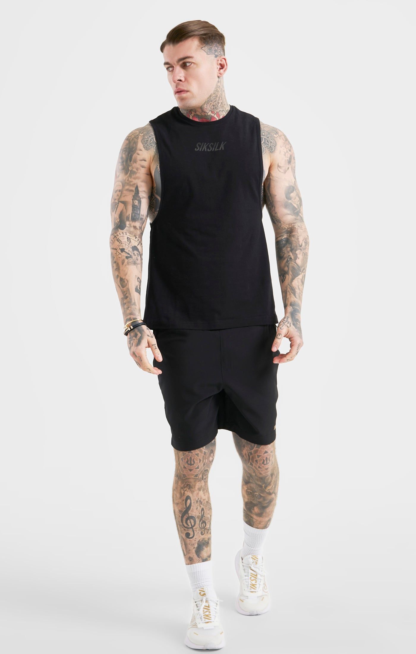 Black Sports Short sold by Siksilk product image thumbnail 3