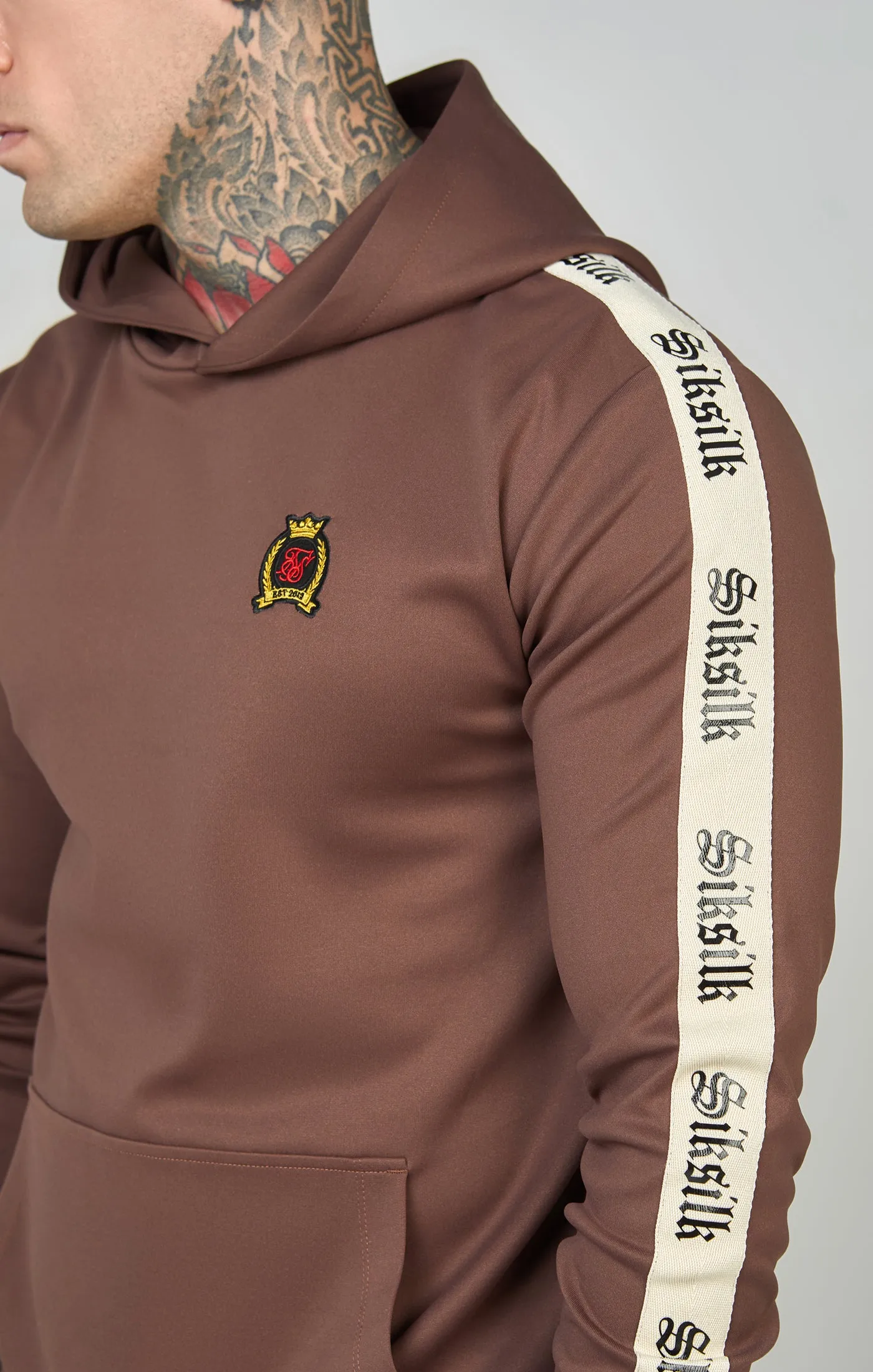 Poly Oth Hoodie With Gothic Side Tape sold by Siksilk product image thumbnail 4