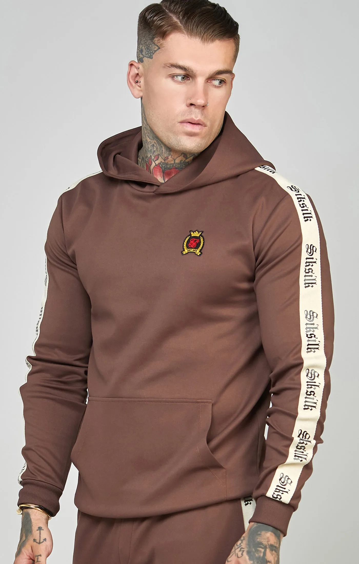 Poly Oth Hoodie With Gothic Side Tape sold by Siksilk