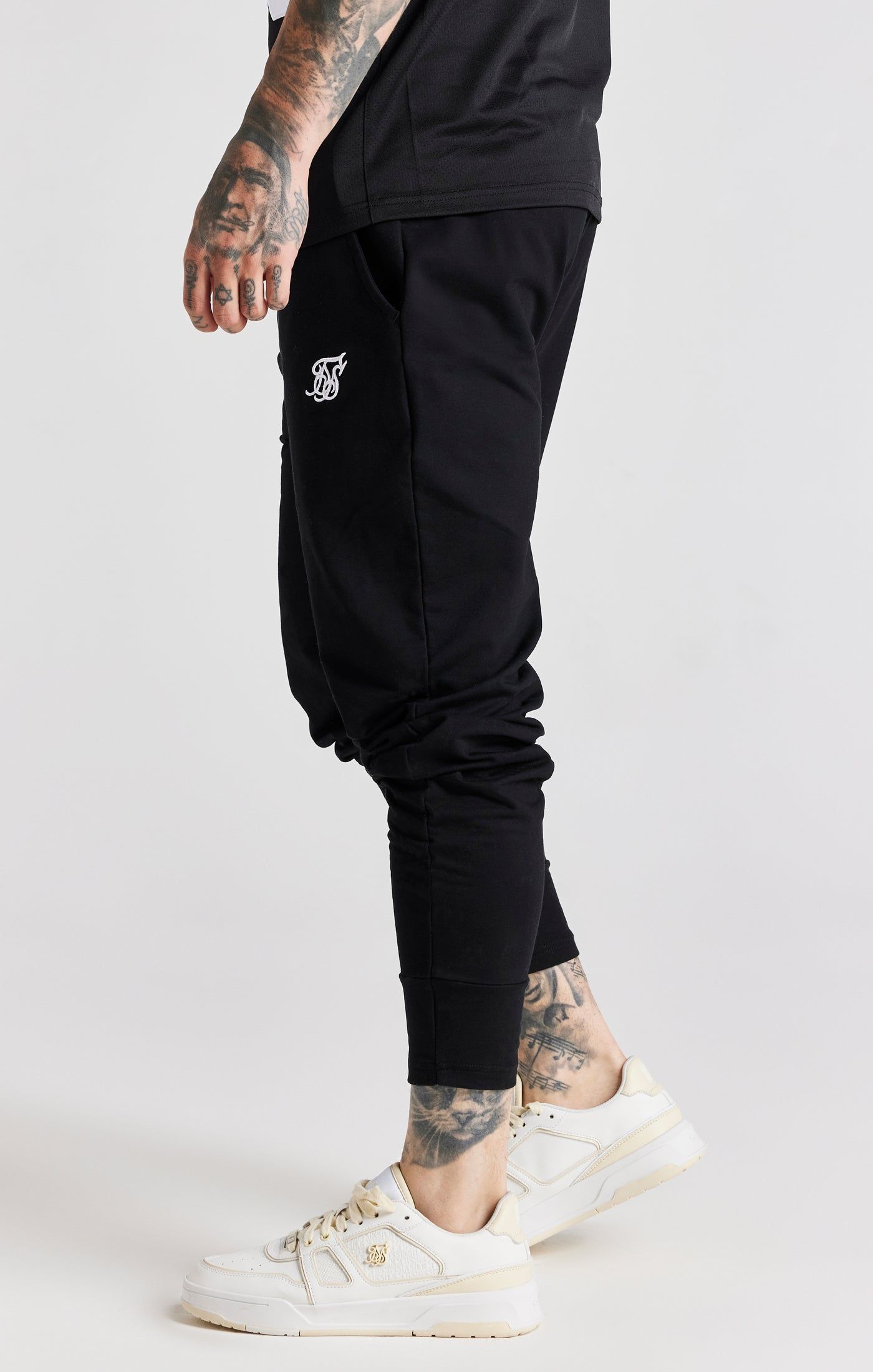 Black Harem Jogger sold by Siksilk product image thumbnail 2