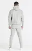 Grey Marl Essential Overhead Hoodie sold by Siksilk