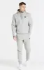Grey Marl Essential Overhead Hoodie sold by Siksilk