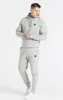 Grey Marl Essential Overhead Hoodie sold by Siksilk